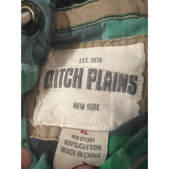 Dutch Plains New York Lightweight Plaid Hooded Shirt, XL - Picture 2 of 4